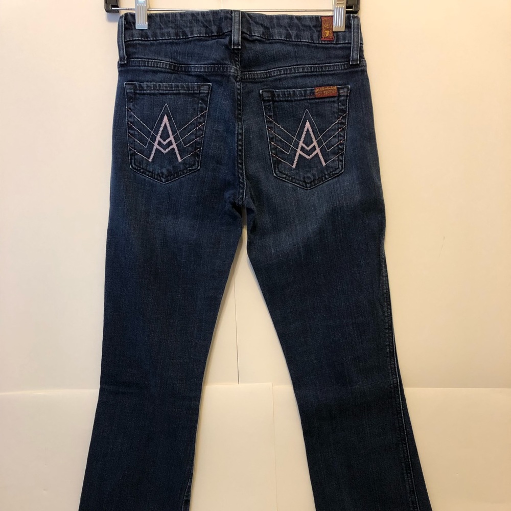 7 For All Mankind Pink Stitch “A Pocket”